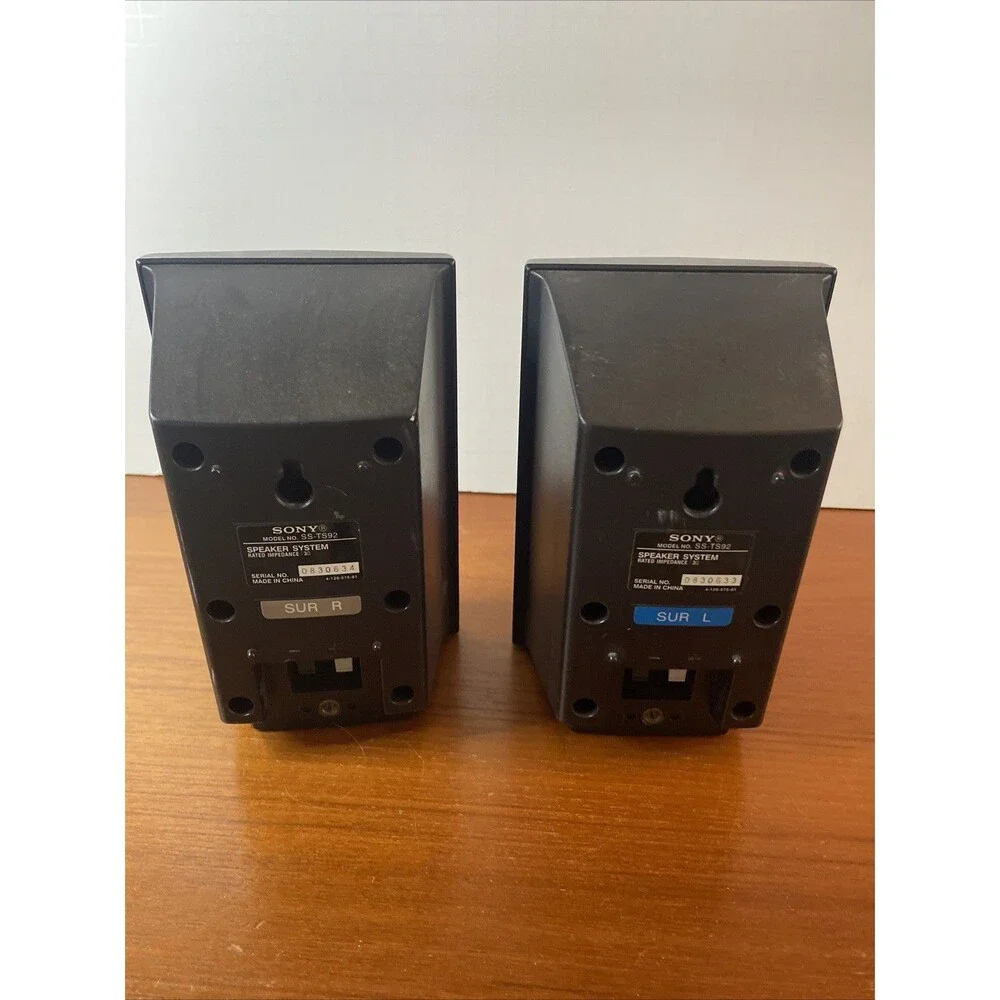 Sony SS-TS92 Left & Right Surround Sound Speakers Only
